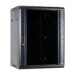 15U wandkast met glazen deur 600x600x770mm (BxDxH)