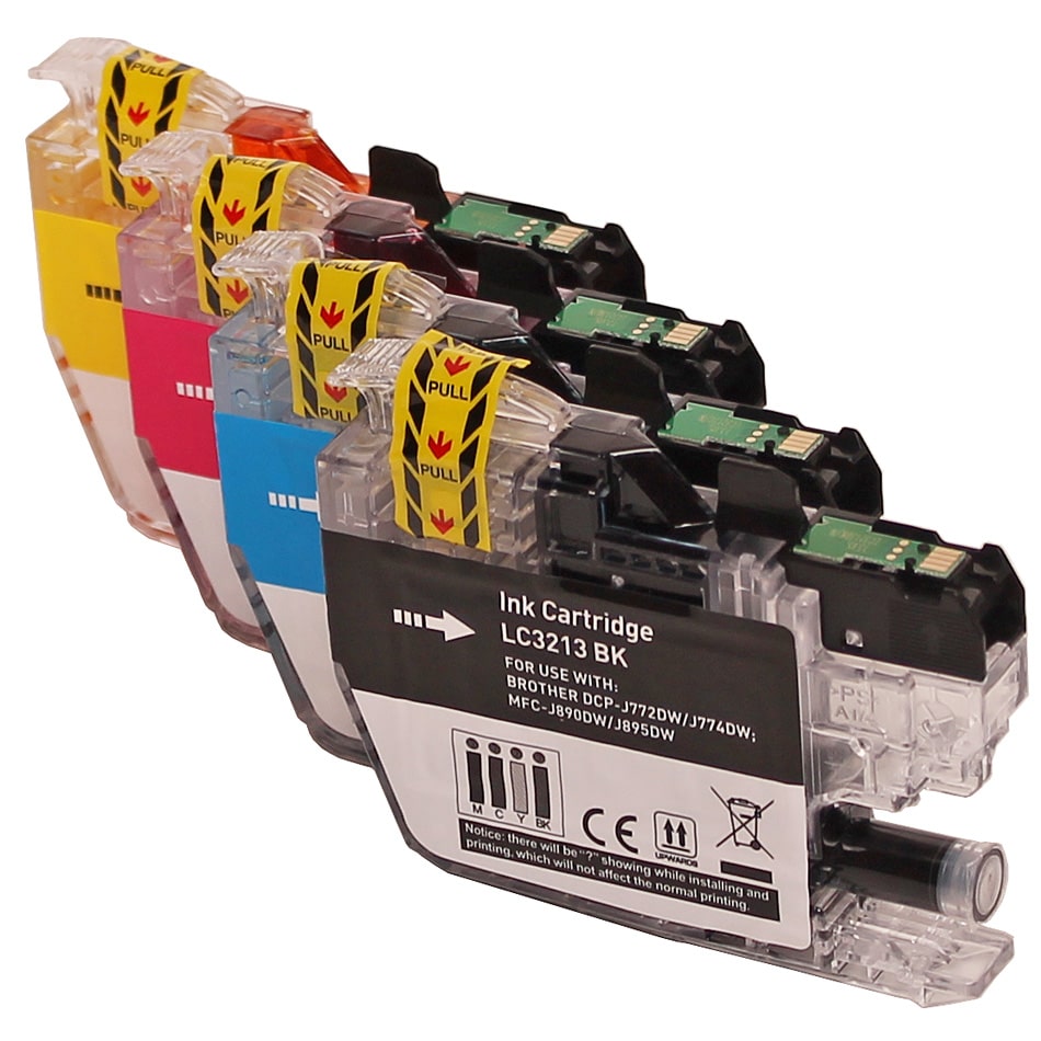 LC-3213 Brother LC-3211/LC-3213 XL Cartridgeset (huismerk) - Afbeelding 1