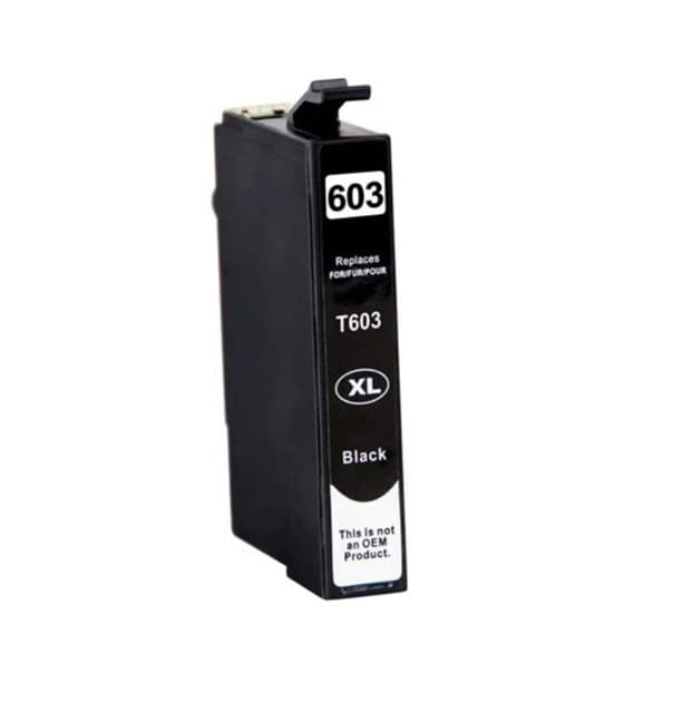 603 Zwart Epson 603 XL Zwart cartridge (huismerk) - Afbeelding 1